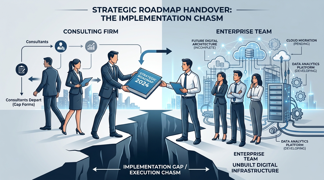The Roadmap Handoff Problem: Why Strategy Alone Fails